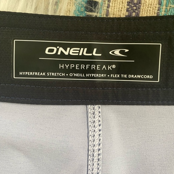 Nwt MENS O'Neill Blue and Orange Board Shorts - Picture 9 of 14